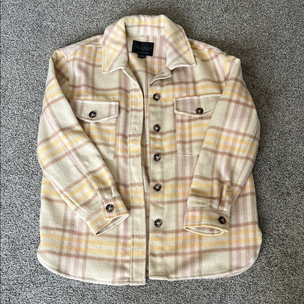 Sanctuary Pastel Plaid Jacket